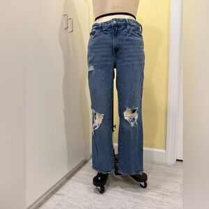 Old Navy Blue Straight Leg Jeans